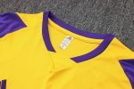 Real Madrid 23-24 Yellow Short Sleeve Training Suit - 图片 6