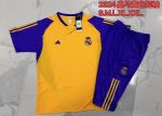 Real Madrid 23-24 Yellow Short Sleeve Training Suit - 图片 9
