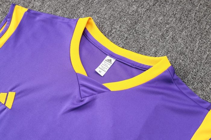 Real Madrid 23-24 Purple Vest - 图片 6
