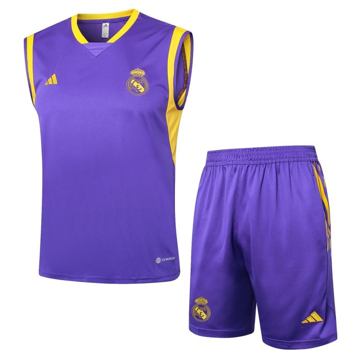 Real Madrid 23-24 Purple Vest - 图片 8