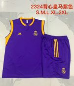 Real Madrid 23-24 Purple Vest - 图片 9