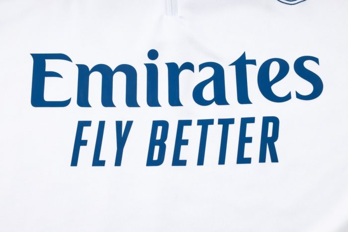 Real Madrid 24-25 White Half-Zip Jacket - 图片 5