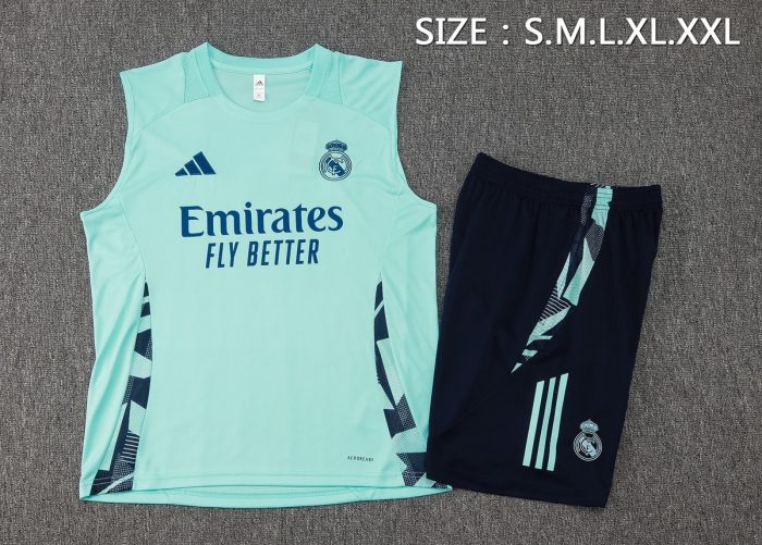 Real Madrid 24/25 Vest Light Green - 图片 2