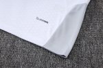 Real Madrid White Short Sleeve Training Suit - 图片 4