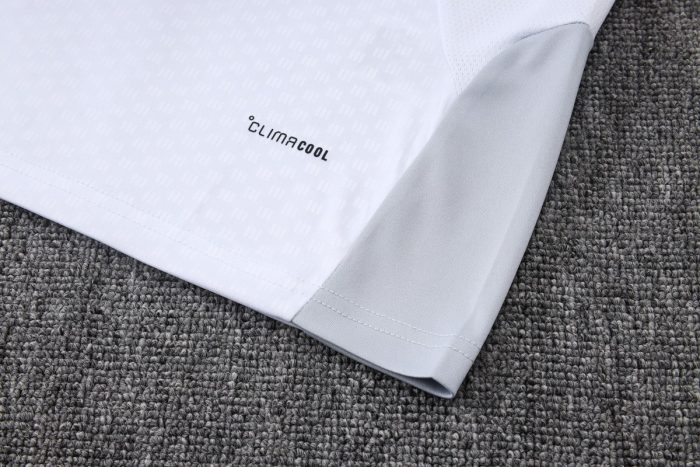 Real Madrid White Short Sleeve Training Suit - 图片 4