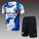 Real Madrid Camo Splatter Short Sleeve Training Shirt