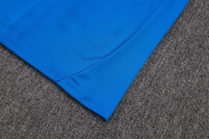 Real Madrid 2526 Long Zipper Jacket Lake Blue (White Trim) - 图片 3