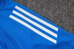Real Madrid 2526 Long Zipper Jacket Lake Blue (White Trim) - 图片 5