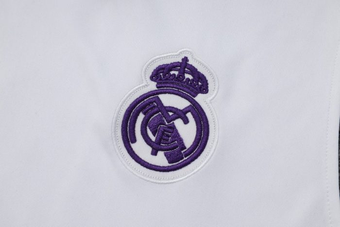 Real Madrid White Retro Vest - 图片 8