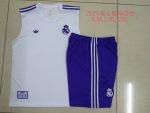 Real Madrid White Retro Vest - 图片 9