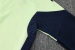 Real Madrid Light Green Long Zipper Jacket - 图片 5
