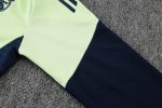 Real Madrid Light Green Long Zipper Jacket - 图片 6