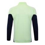 Real Madrid Light Green Long Zipper Jacket - 图片 8