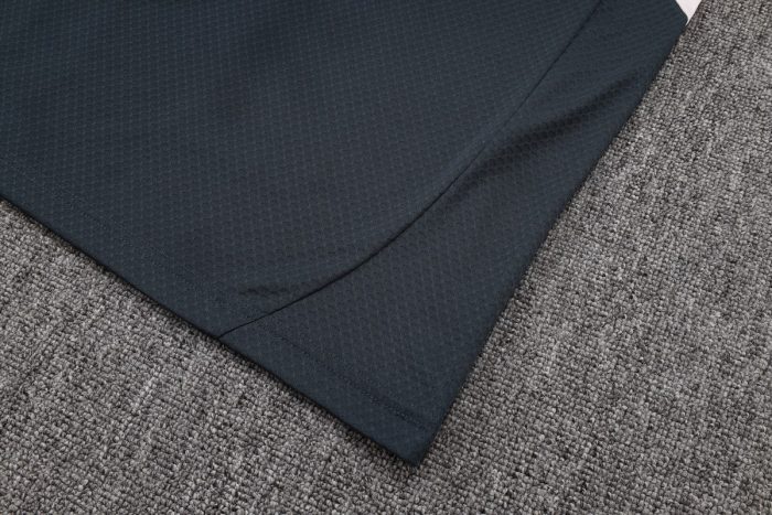 Real Madrid Polo Shirt Dark Gray (Light Pink Trim) - 图片 3