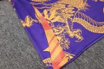Real Madrid 24-25 Purple (Spray Ink Dragon) Short Sleeve Training Suit - 图片 4