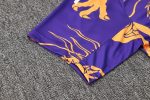 Real Madrid 24-25 Purple (Spray Ink Dragon) Short Sleeve Training Suit - 图片 5