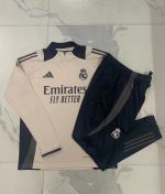 Real Madrid 24-25 Half-Zip Jacket Light Pink Kids - 图片 4