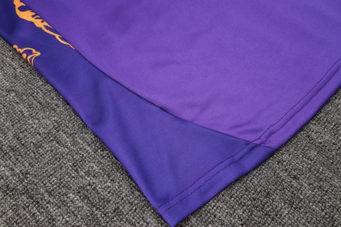 Real Madrid 24/25 Purple (Ink Dragon) Half-Zip Jacket - 图片 3