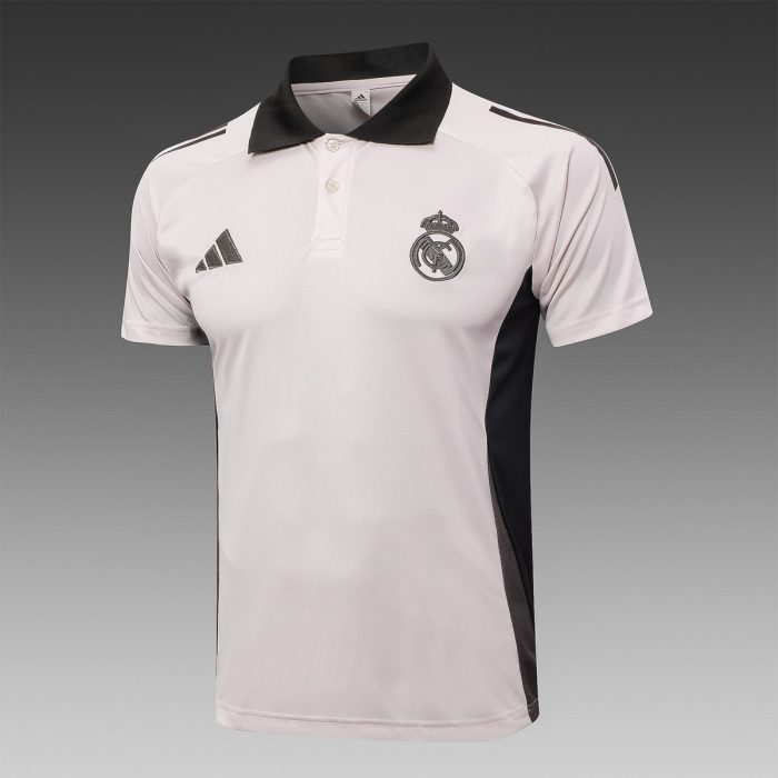 Real Madrid 24/25 Polo Shirt Light Pink - 图片 8