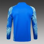 Real Madrid 24-25 Half-Zip Jacket Light Blue (Spray Ink Dragon) - 图片 7