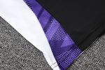 Real Madrid 24-25 Black Half-Zip Jacket with Purple Collar - 图片 4