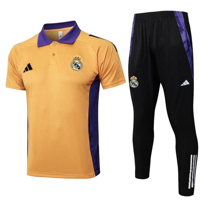 Real Madrid 24/25 Polo Orange - 图片 8