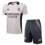 Real Madrid 24-25 Light Pink Short Sleeve Training Shirt - 图片 8