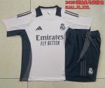 Real Madrid 24-25 Light Pink Short Sleeve Training Shirt - 图片 9