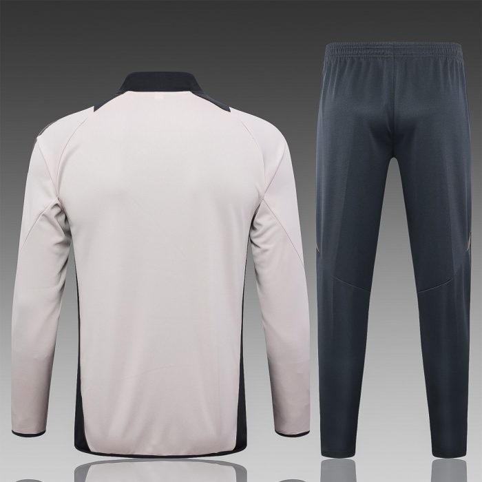 Real Madrid 24-25 Light Pink Long Zipper Jacket - 图片 7