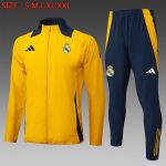 Real Madrid 24/25 Yellow Long Zip Jacket