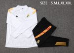 Real Madrid 24/25 White Splatter Half Zip Jacket - 图片 2