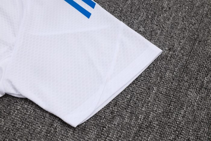 Real Madrid White Short Sleeve Training Suit - 图片 5