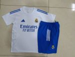 Real Madrid White Short Sleeve Training Suit - 图片 9