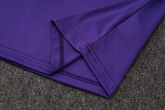 Real Madrid Purple Retro Vest - 图片 4