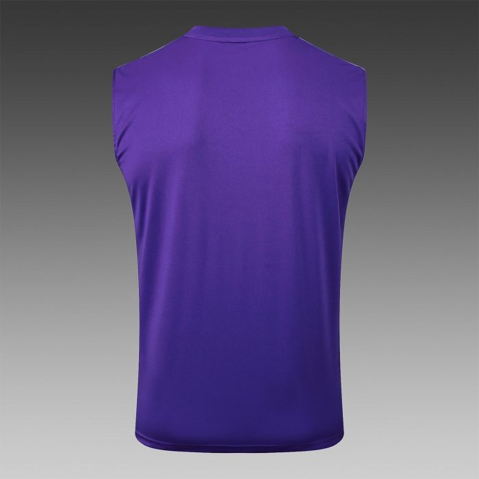 Real Madrid Purple Retro Vest - 图片 7