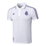 Real Madrid White Retro Polo - 图片 4