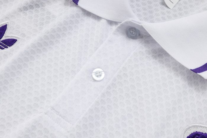 Real Madrid White Retro Polo - 图片 7