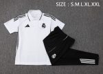 Real Madrid White Polo - 图片 2