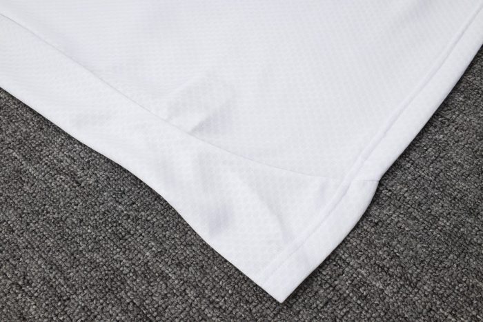 Real Madrid White Polo - 图片 3