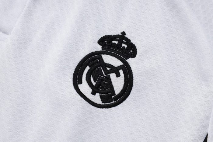 Real Madrid White Polo - 图片 6