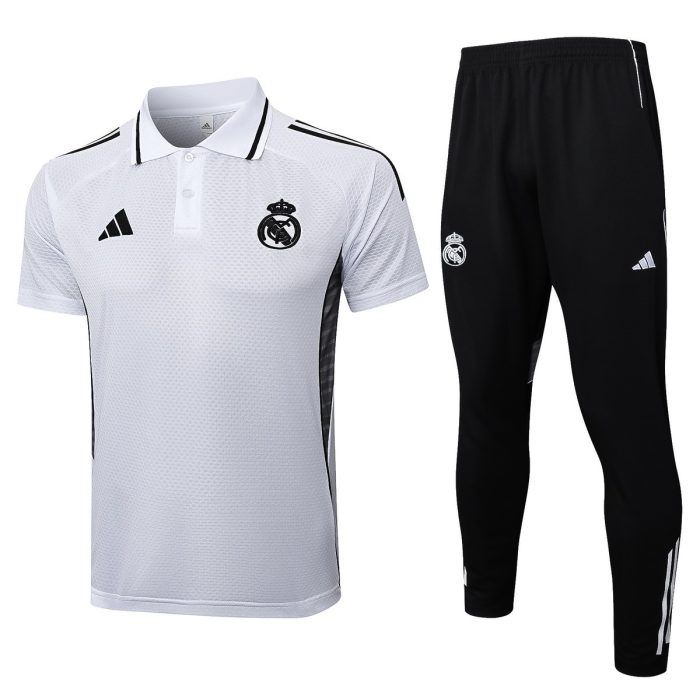 Real Madrid White Polo - 图片 8