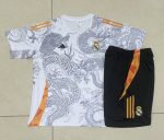 Real Madrid 24-25 White Short Sleeve Training Suit (Spray Ink Dragon) - 图片 9