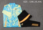 Real Madrid 24-25 Long Zipper Jacket Light Blue (Spray Ink Dragon) - 图片 2