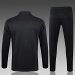 Real Madrid 24/25 Black Ink Splatter Half-Zip Jacket (White Trim on Shoulders) - 图片 2