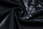 Real Madrid 24/25 Black Ink Splatter Half-Zip Jacket (White Trim on Shoulders) - 图片 5