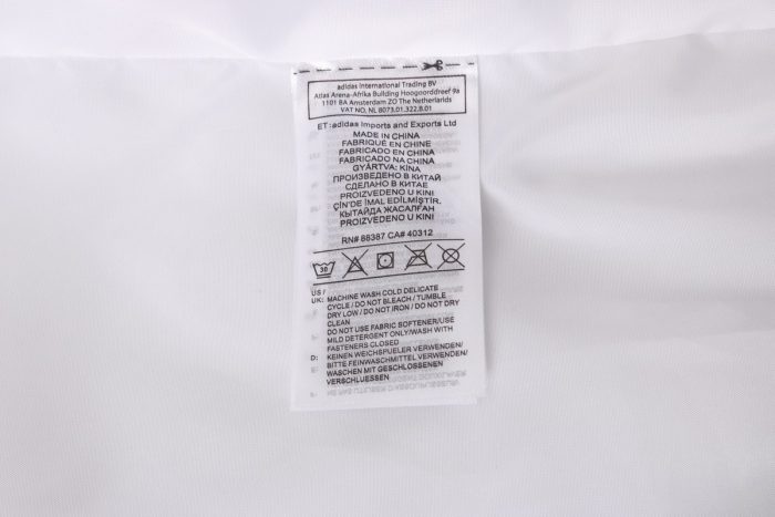 2021 Real Madrid White Cotton Jacket - 图片 2