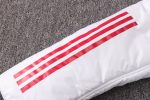 2021 Real Madrid White Cotton Jacket - 图片 4
