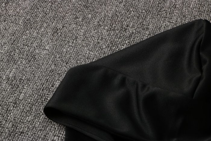 Real Madrid 21-22 Black Long Zip Jacket with Hood - 图片 6