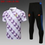 Real Madrid 22/23 Polo Full Body Splatter White