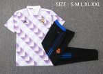 Real Madrid 22/23 Polo Full Body Splatter White - 图片 2